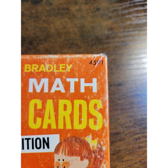 Vintage 1965 Milton Bradley New Math Flash Cards Addition #4591 Grades 2-6 - Picture 3 of 8